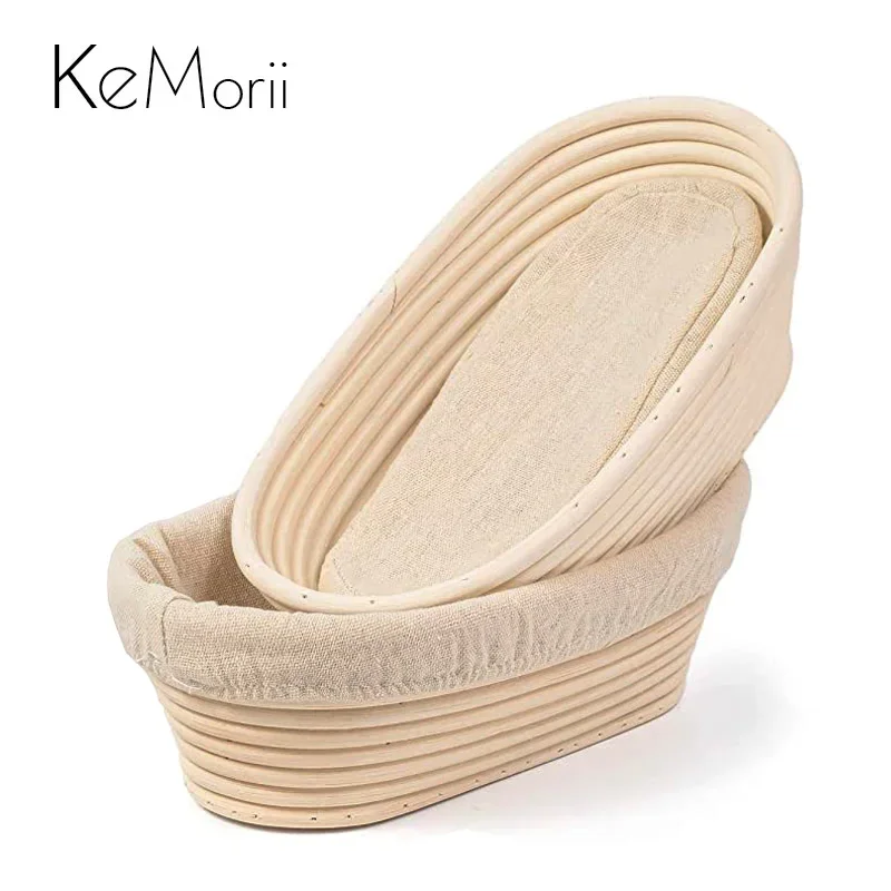 Fermentation Crock - Brotkorb aus natürlichem Rattan, handgefertigt, Rattan-Weiden-Backnapf,