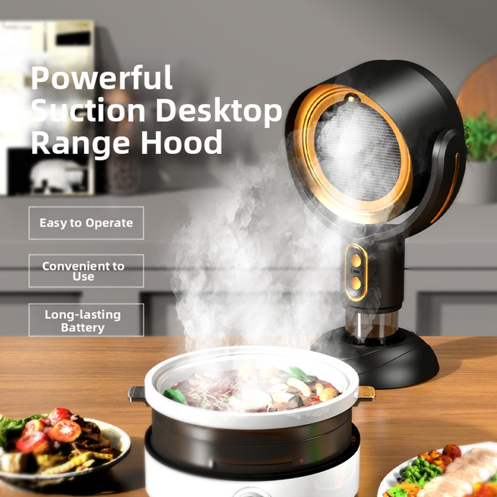 Hot Pot Portable Dual - Tragbare Abnehmbare Dunstabzugshaube für Indoor-Grillen und