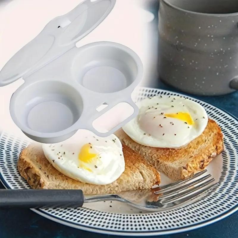 Home Cooking Egg Sandwich - NEUER Mikrowellen-Eierpocher mit 2 Fächern aus