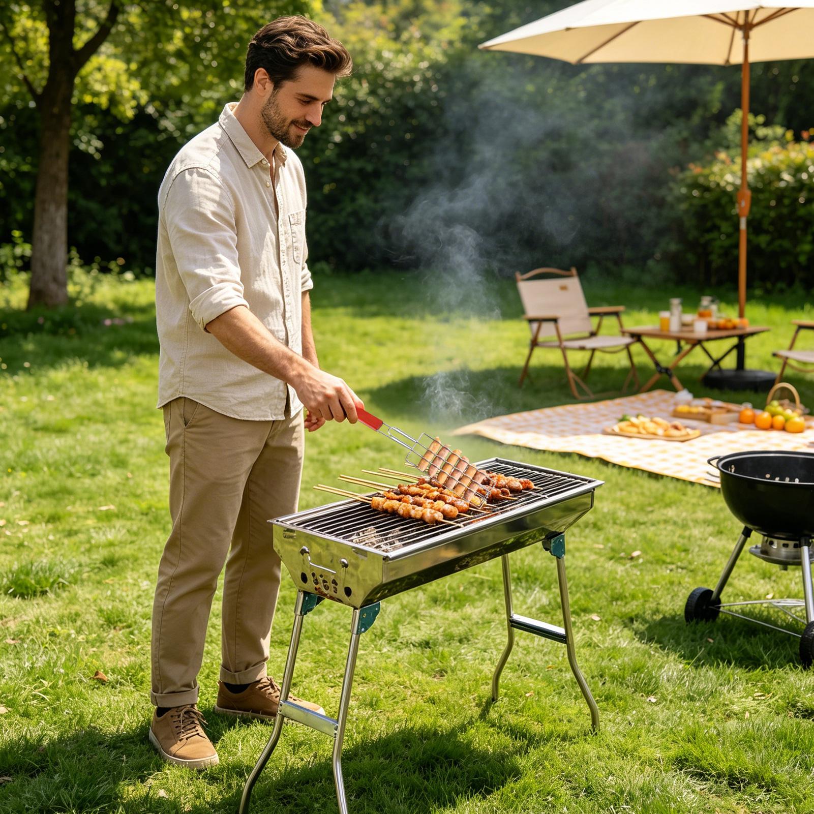 Hitzebeständiger Grillkorb mit – Home Cooking Business Bewertung und Preis