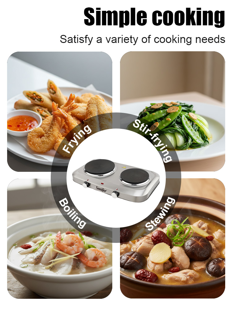 Doppelbrenner Elektroherd Soni – Hot Pot Portable Dual Bewertung und Preis