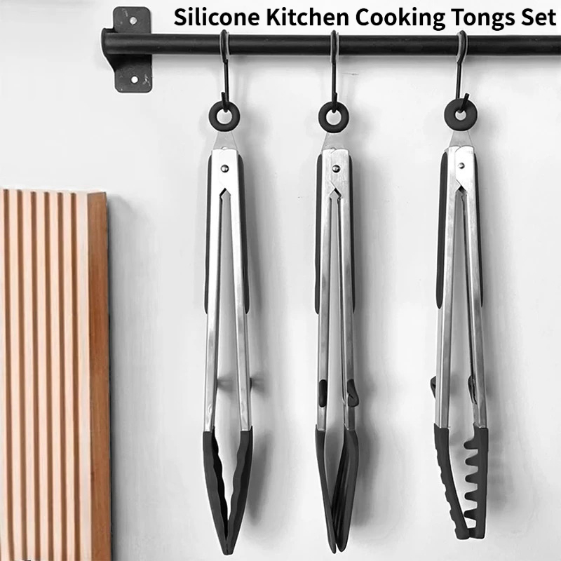 3-teiliges Silikon-Küchenzange – Home Cooking Utensil Set Bewertung und Preis
