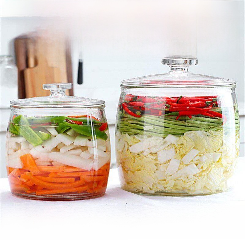 Extra dickes Glas-Kimchi-Gefäß – Fermentation Crock Bewertung und Preis