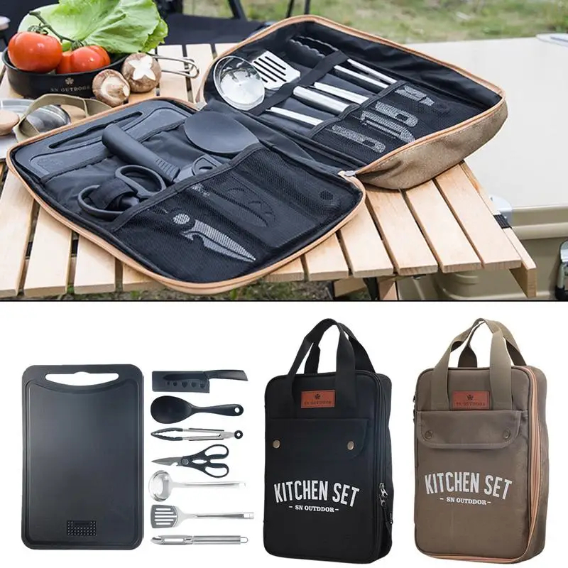8-teiliges Camping-Küchen-Koch – Home Cooking Utensil Set Bewertung und Preis
