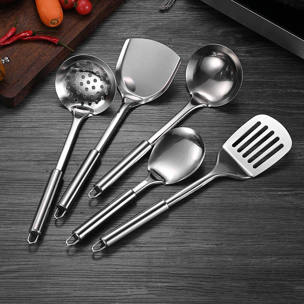5 TEILE/SATZ Edelstahl Praktis – Home Cooking Utensil Set Bewertung und Preis
