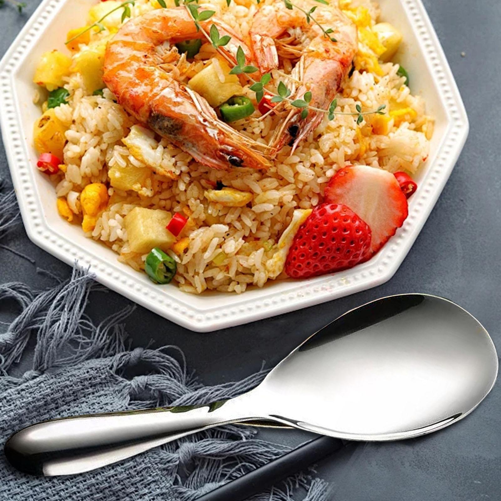 Edelstahl-Reislöffel, Paddel,  – Home Cooking Meals Bewertung und Preis