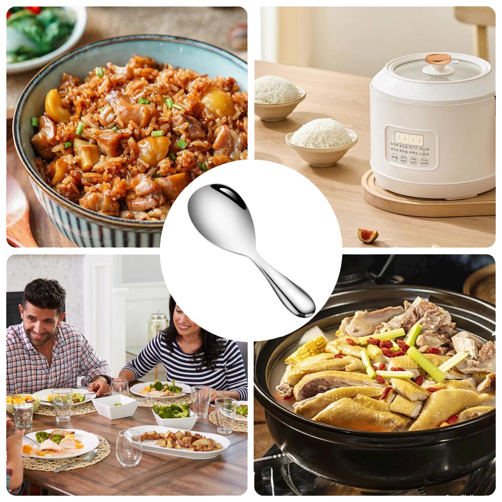 Edelstahl-Reislöffel, Paddel,  – Home Cooking Meals Bewertung und Preis